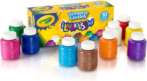 Crayola Washable Kids Paint - Classic Colours (10 Pack)