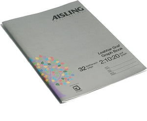 AISLING A4 GRAPH BOOK SINGLE