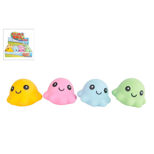Squeeze Ball Octopus (Assorted Colours)