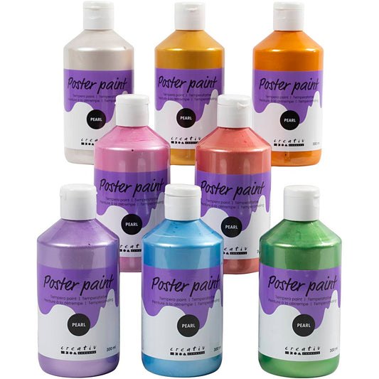 Poster paint Pearlescent