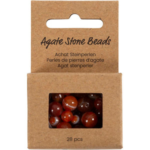 Agate stone beads