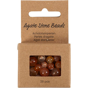 Agate stone beads