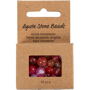 Agate stone beads