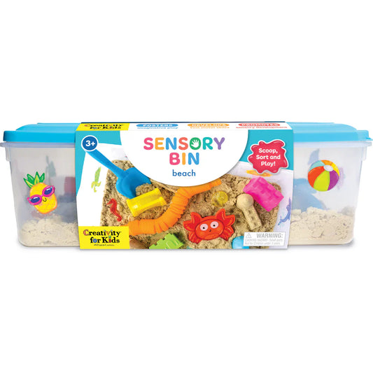 Creativity for Kids Sensory Bin - Beach
