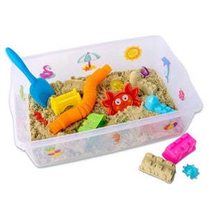 Creativity for Kids Sensory Bin - Beach