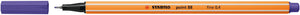 STABILO Fineliner Pen - Point 88 (Violet)