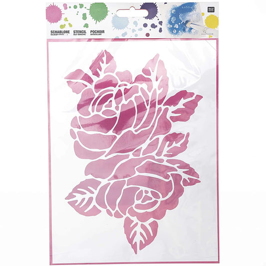 Stencil Medium, Roses