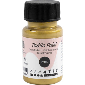 Textile Paint mother of pearl Opaque Gold 50ml