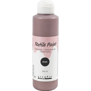 Textile Paint Mother of Pearl Opaque Brown 250ml