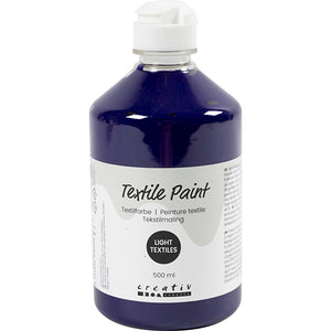 Textile Paint Semi Opaque Red Violet 500ml