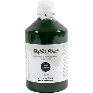 Textile Paint Semi Opaque Olive Green 500ml