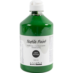 Textile Paint Semi Opaque Grass Green 500ml