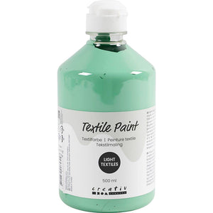 Textile Paint Semi Opaque Sea Green 500ml