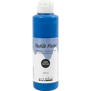 Textile Paint Opaque Brilliant Blue 250ml
