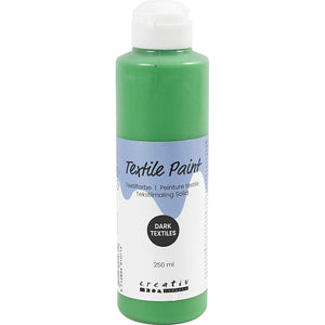 Textile Paint Opaque Brilliant Green 250ml