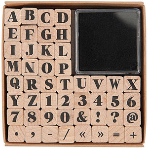 Stamp Set Abc And Numbers Ii