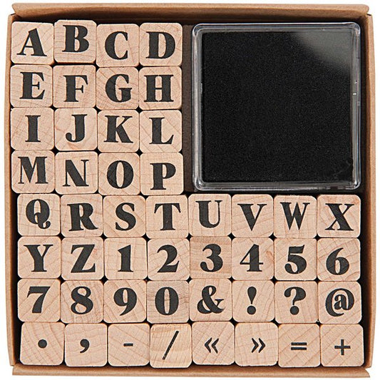 STAMP SET ABC AND NUMBERS II