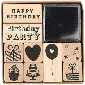 STAMP SET BIRTHDAY