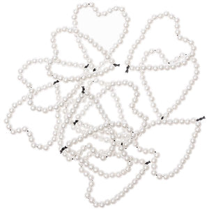 PEARL HEART, PEARL WHITE 12 PCS