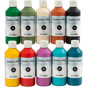 Outdoor Paint Silky Matte Assorted Colours 10x250m