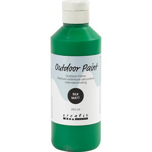 Outdoor Paint Silky Matte Opaque Green 250ml