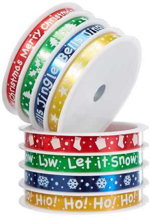 Festive Ribbon Spools (Pack of 2)