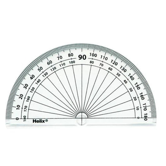 Helix 10Cm 180 Degree Protractor