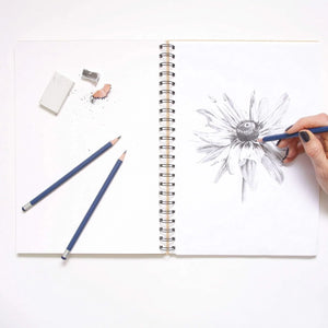 Elements Wire-O Hard Cover Sketch Book 180gsm Portrait - A5