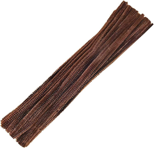 Pipe Cleaners-Brown12"(25)