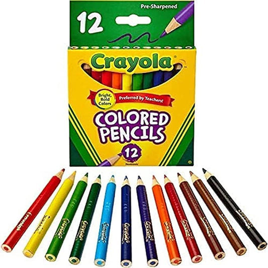Crayola 12 Half Length Pencils
