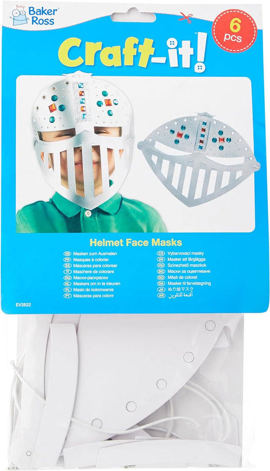 Helmet Face Masks (Pack of 6)