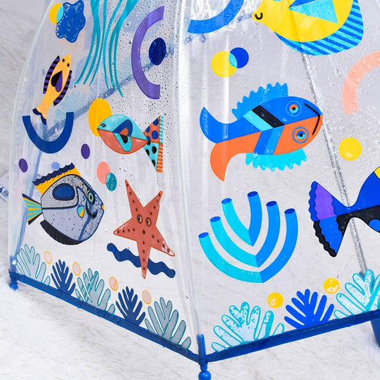 Djeco Colour Change Umbrella - Fishes