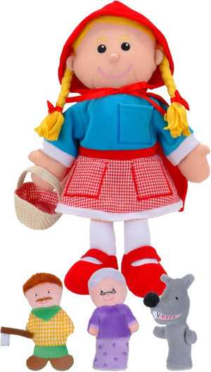 Fiesta Red Riding Hood Hand And Finger Puppet