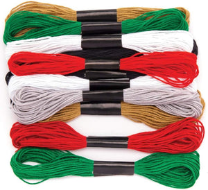 Christmas Embroidery Thread Value Pack (Pack of 12)