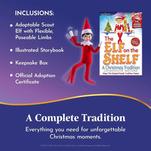 The Elf on the Shelf - Poseable Scout Elf Girl Blue Eyes