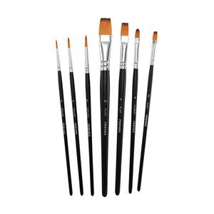 Reeves Watercolour Brush Set Short Handle x 7