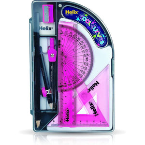 Helix Cool Curves Maths Set (Assorted Colours)