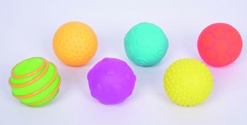 Sensory Textured Balls pk 6