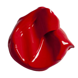 Crimson red paint swatch on a white background