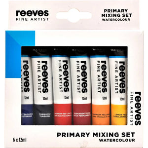 Reeves Watercolour 5 x 12ml Fine Artist Paints