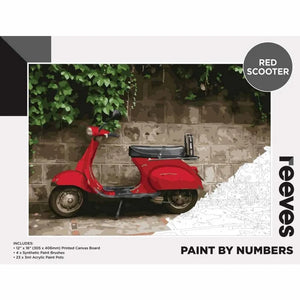 Reeves Paint By Numbers Set 12x16 - Scooter