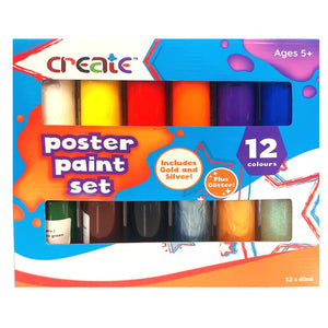 Create Poster Paint Set 12x60ml