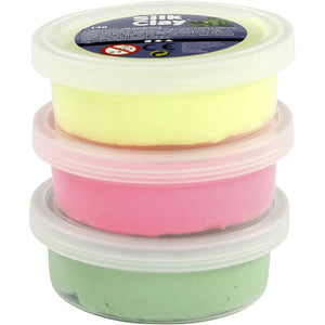 Silk Clay®, 3x14 g, light green, neon yellow, neon