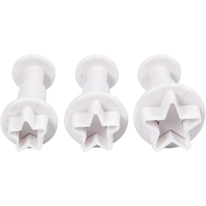 Cookie Cutters and Stamp - Star (White)