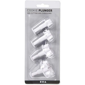 Cookie Cutters and Stamp - Star (White)