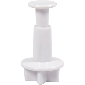 Cookie Cutters and Stamp - Star (White)