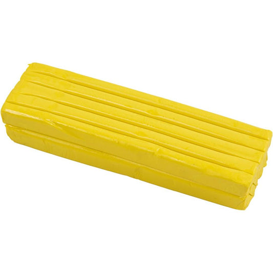 Modelling Basic Soft Clay 13x6x4cm - Yellow (500g)