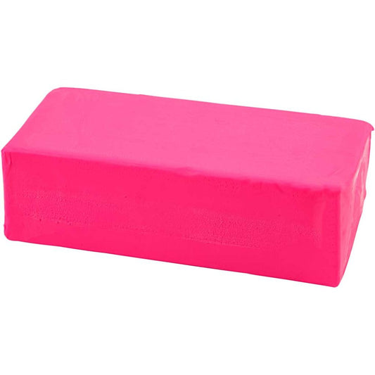 Modeling Basic Soft Clay 13x6x4cm - Neon Pink (500g)