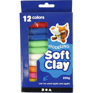 Soft Clay - 200g (Assorted Colours)