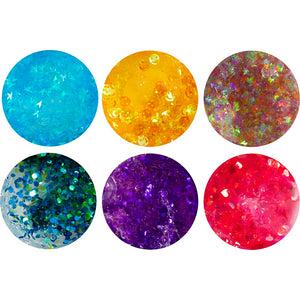 Sequin Clay - Blue/Green Harmony & Purple/Pink Harmony (6 x 60g)